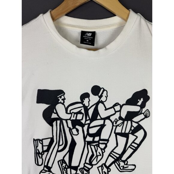New Balance Artist Edition Art Graphic Sebacuri White Shirt Medium Rare Sports - Picture 3 of 16